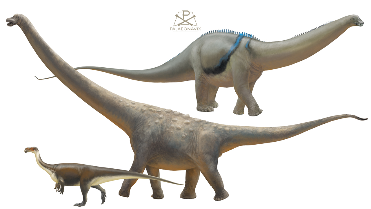 Titanosaur Brontosaurus Plateosaurus palaeoart